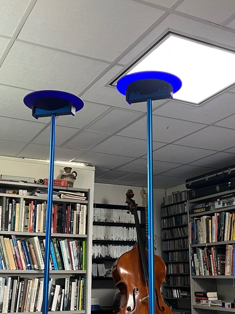 Arteluce Memphis Design vloerlampen Uplight, Ophalen, Gebruikt, Overige fittingen, Glas