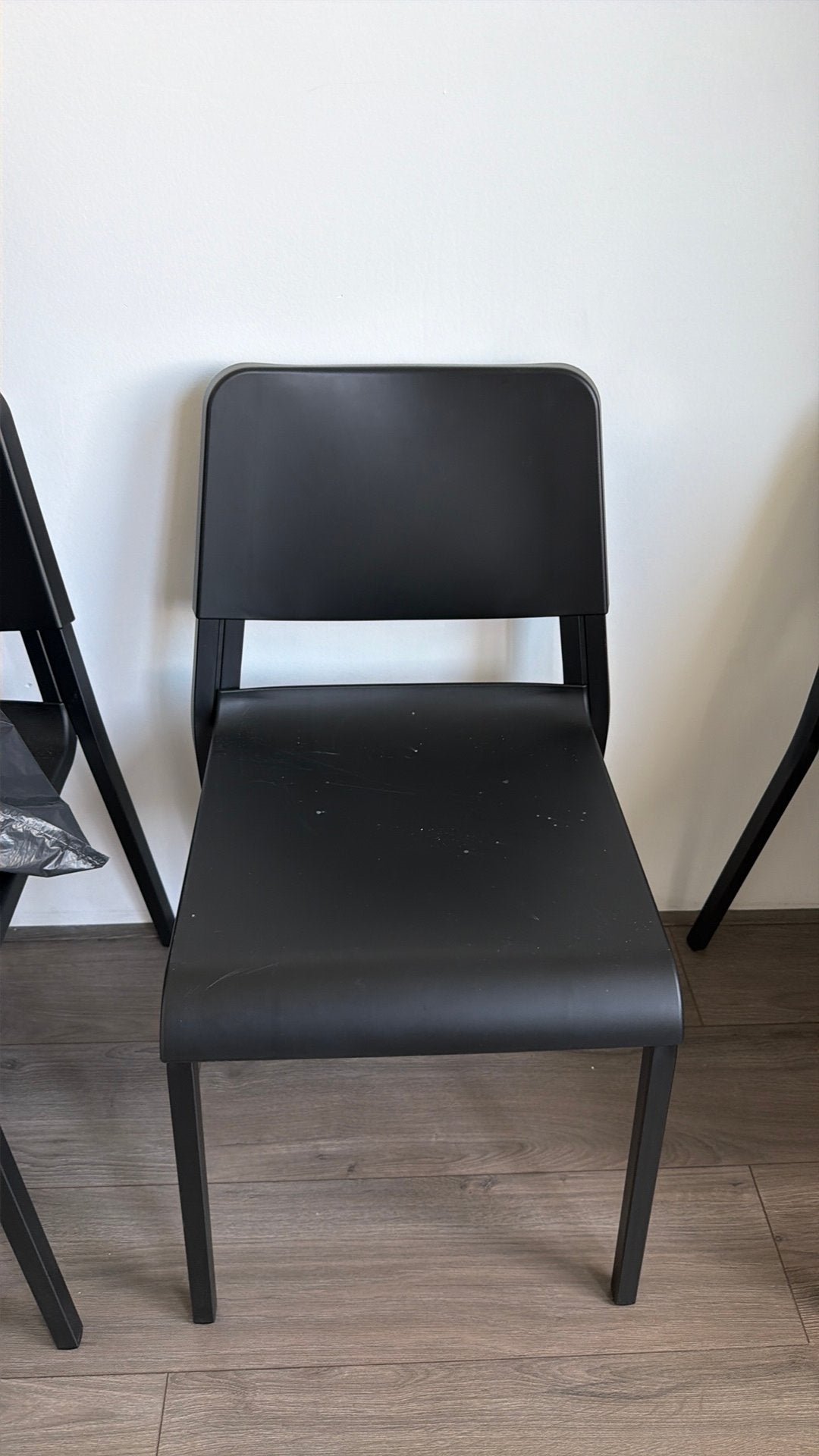 Ikea eetkamer stoelen, Ophalen, Zo goed als nieuw, Zwart
