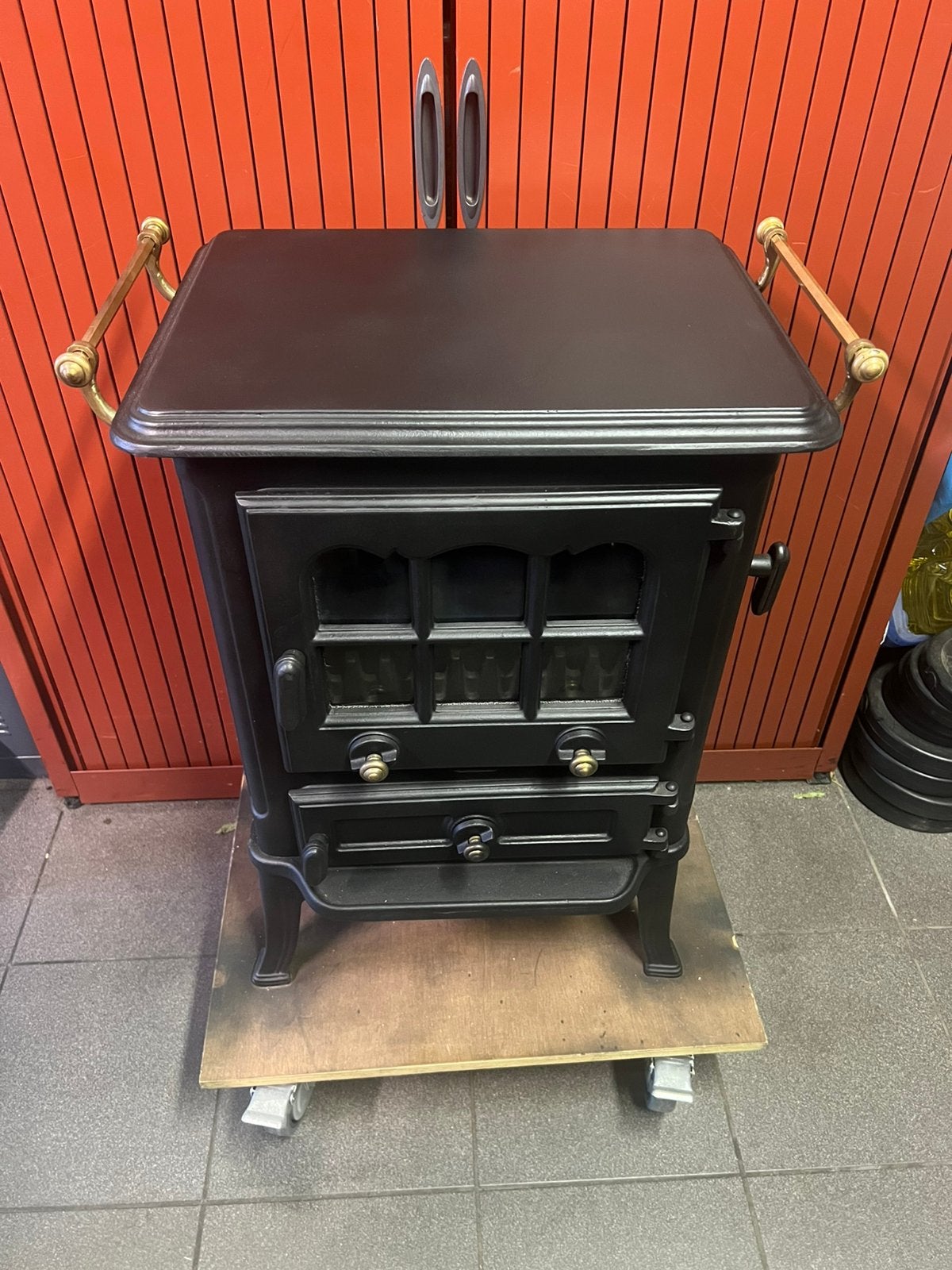Houtkachel in zeer goede staat, 9 KW, Ophalen, Zo goed als nieuw