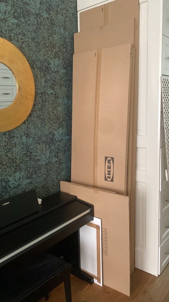 IKEA Förbättra Bedekkingspaneel Off-white 62x240 cm – Nieuw, Huis en Inrichting, Ophalen, 200 cm of meer, Wit, Nieuw