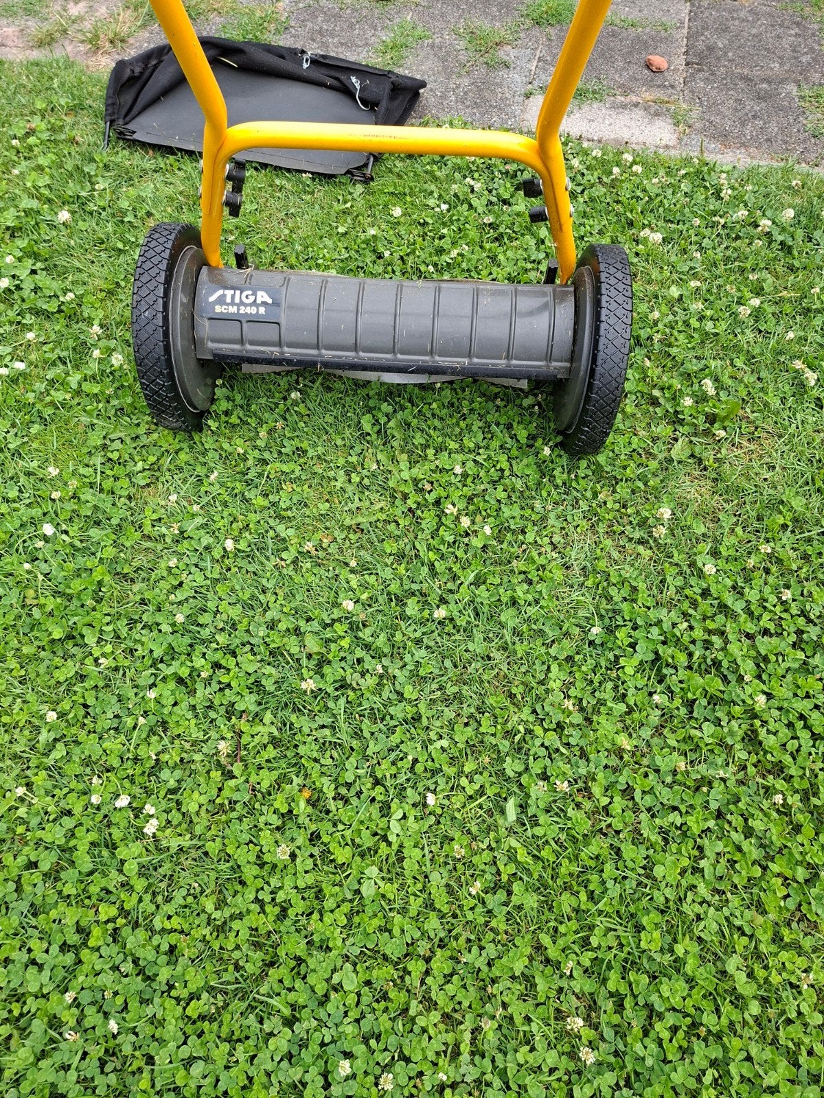 Stiga SCM 240 R Handgrasmaaier, Tuin en Terras, Grasmaaiers, Ophalen, Handgrasmaaier, Stiga, Zo goed als nieuw