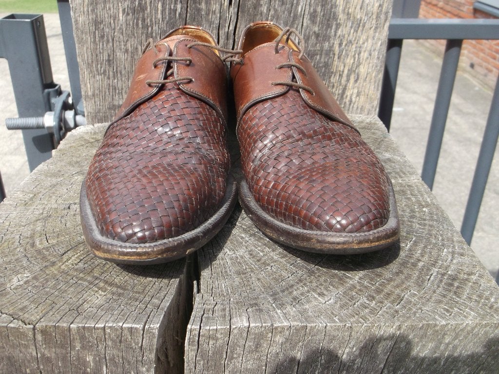 Prachtige gevlochten schoenen van Magnanni (Italia) maat 41, Kleding | Heren, Schoenen, Ophalen of Verzenden, Zo goed als nieuw