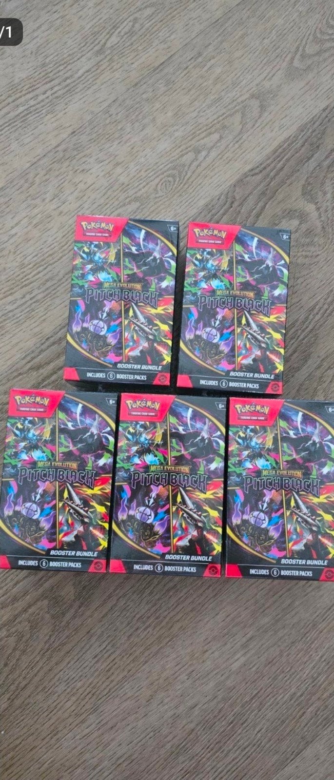 Pitch Black Booster Bundles, Hobby en Vrije tijd, Verzamelkaartspellen | Pokémon, Ophalen of Verzenden, Nieuw, Booster
