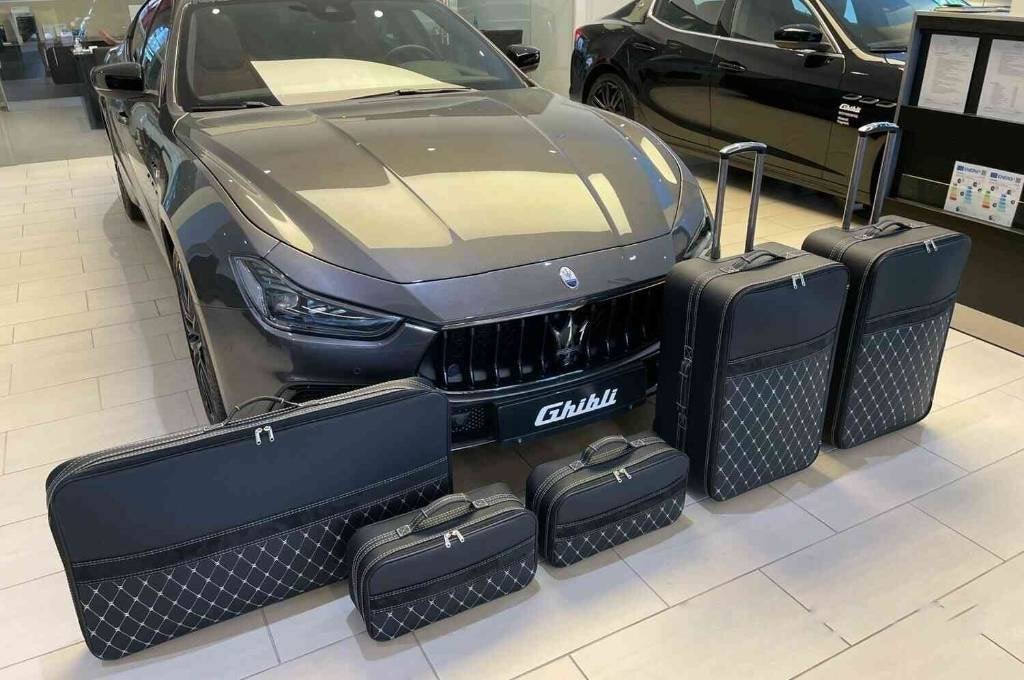 Roadsterbag lederen kofferset/koffers Maserati Ghibli, Verzenden, Nieuw