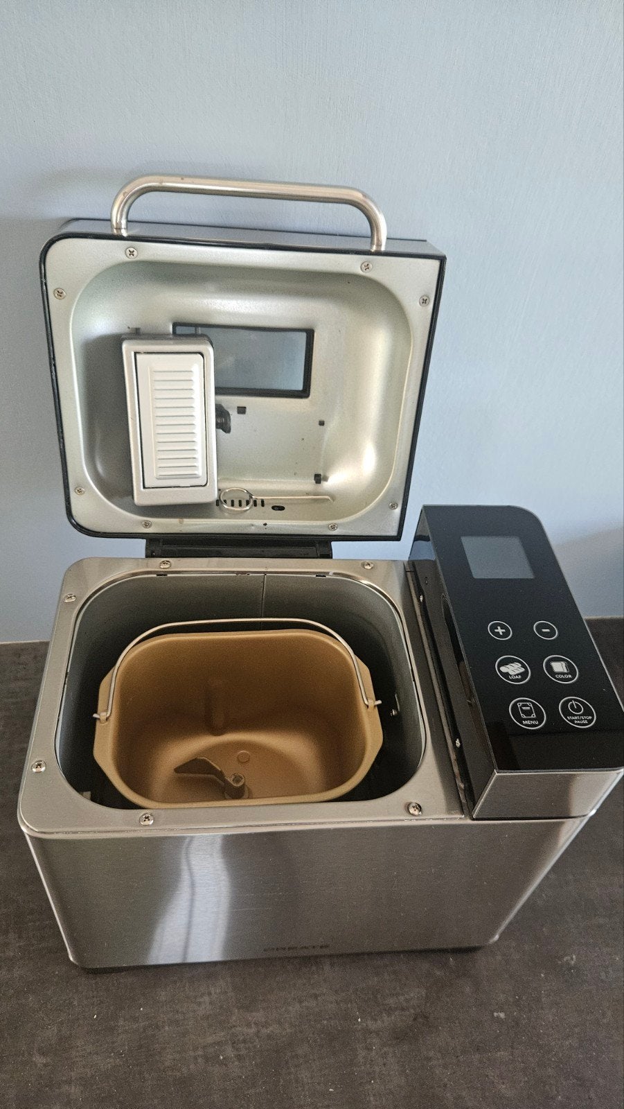 Broodbakmachine Create. Veel programma's en timerfunctie, Witgoed en Apparatuur, Broodbakmachines, Zo goed als nieuw, Met timer