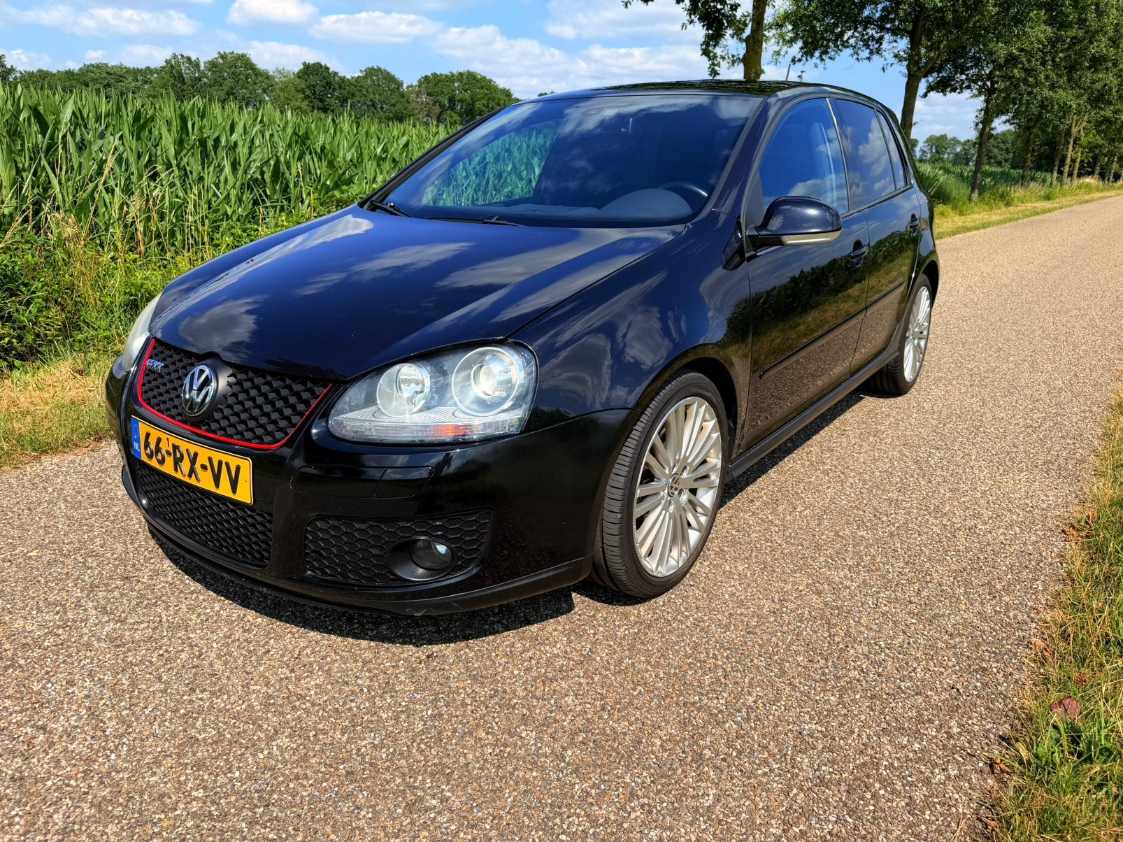 VW Golf 2.0 GTI, Origineel NL, Originele staat, Inruil mogel, Auto's, Stof, 4 cilinders, Zwart, Origineel Nederlands