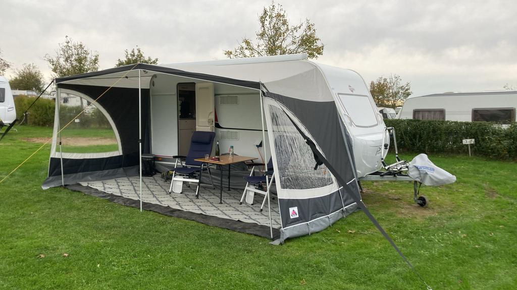 Dorema Panoramaluifel maat 10 met inritsbare zijwanden, Caravans en Kamperen, Caravan accessoires, Ophalen of Verzenden, Zo goed als nieuw