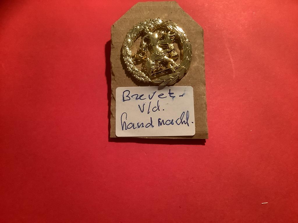 Brevet van de Landmacht, Ophalen of Verzenden