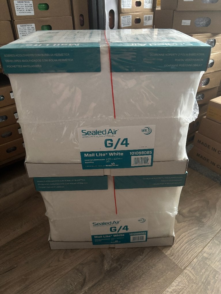 Enevelop Luchtkussen 240x330mm G Wit 50 stuks, Ophalen, Envelop