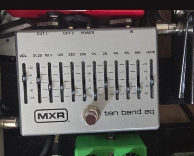 MXR M108S 10-bands Equalizer Pedaal voor Gitaar/Bas, Muziek en Instrumenten, Ophalen of Verzenden, Gebruikt, Equalizer