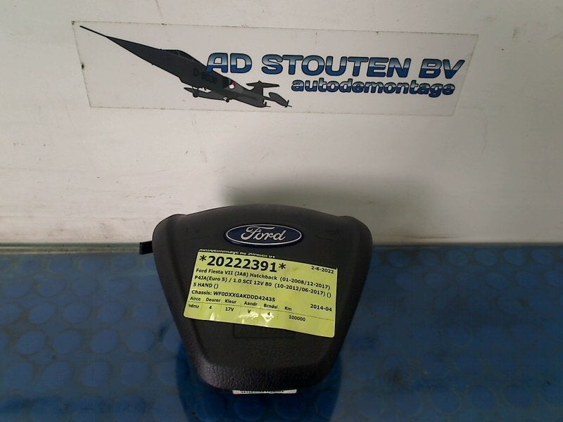 Airbag Stuur Ford Fiesta 6 (JA8) 2014 0589P1000175, Auto-onderdelen, Interieur en Bekleding, Gebruikt, Henry-Ford-Straße  1, Köln 50735, , Duitsland
