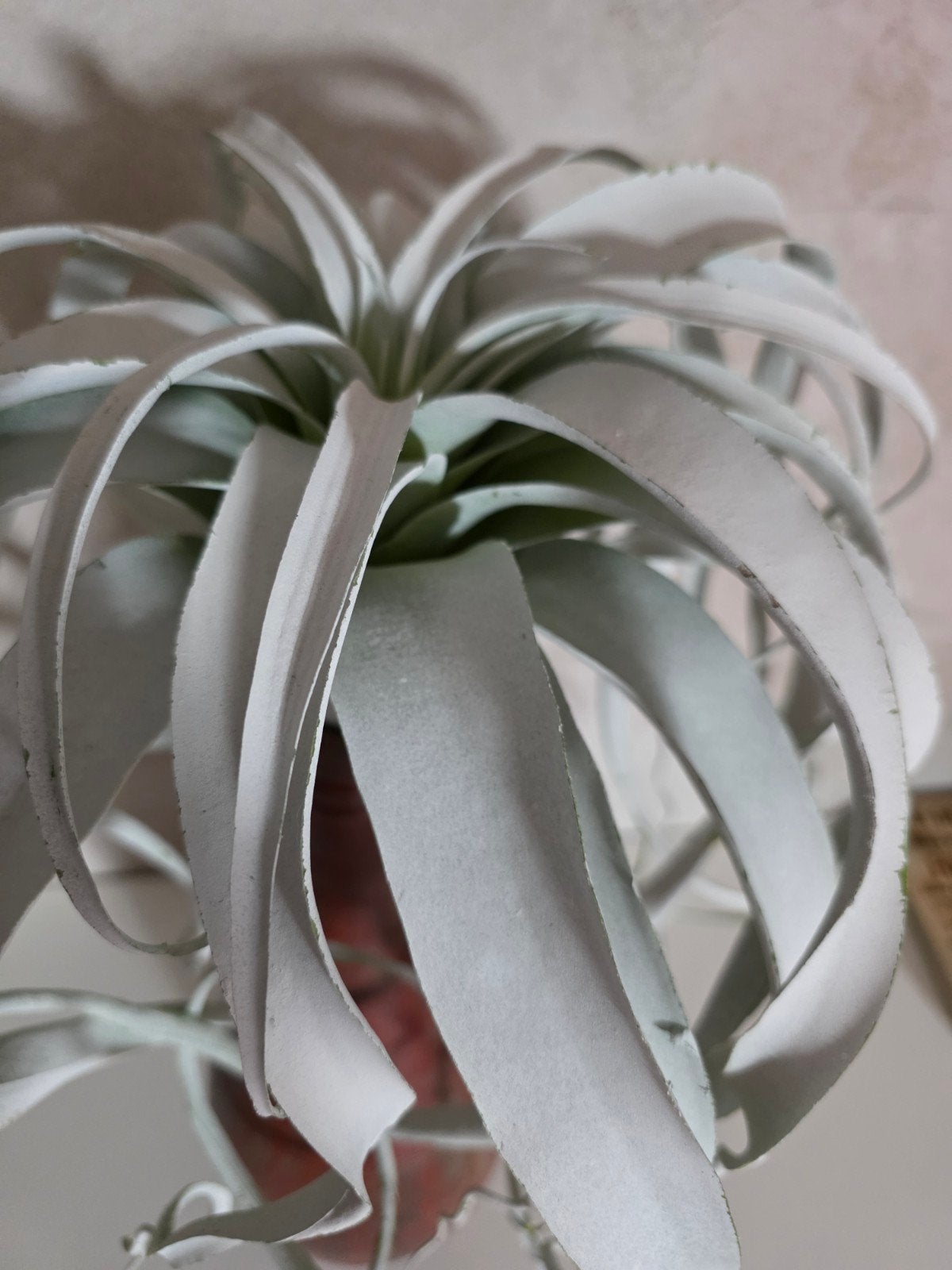 Grote Kunst tillandsia op vaas, Kunstbloem, Nieuw, Meerkleurig, 80 cm