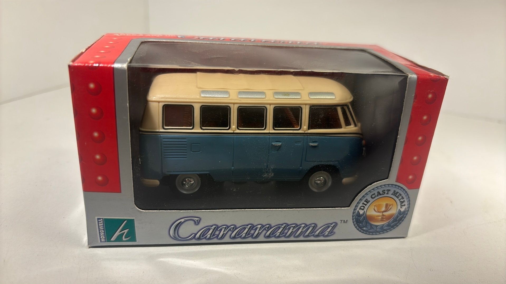 Volkswagen bus cararama 1.43, Overige merken, Auto, Ophalen of Verzenden, A