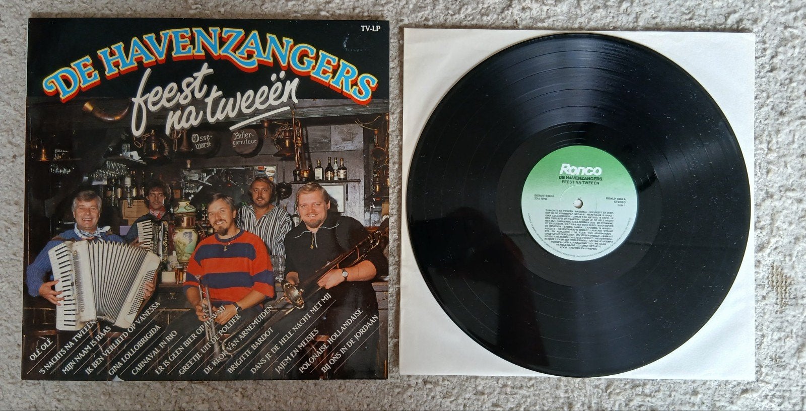 De Havenzangers - Feest Na Tweeën - Vinyl LP, Ophalen of Verzenden, Gebruikt, 12 inch, Levenslied of Smartlap