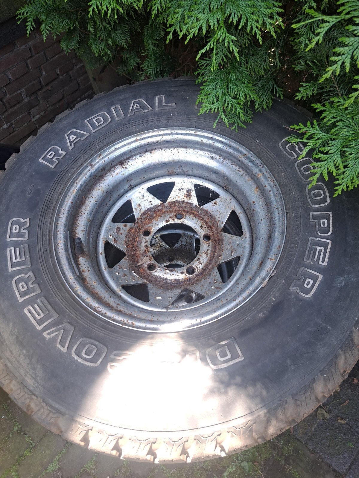 Set wielen jeep cj 7 of 5, Auto diversen, Ophalen of Verzenden