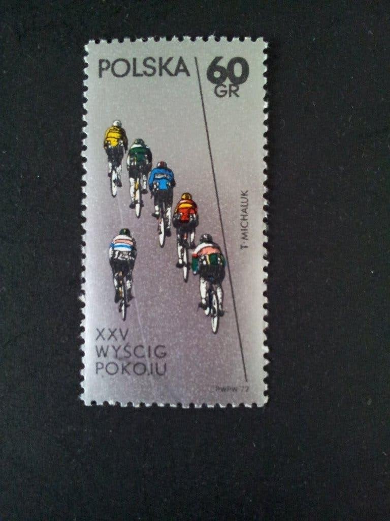 Polen sport wielrennen uit 1972 postfris, Ophalen of Verzenden, Polen, Postfris