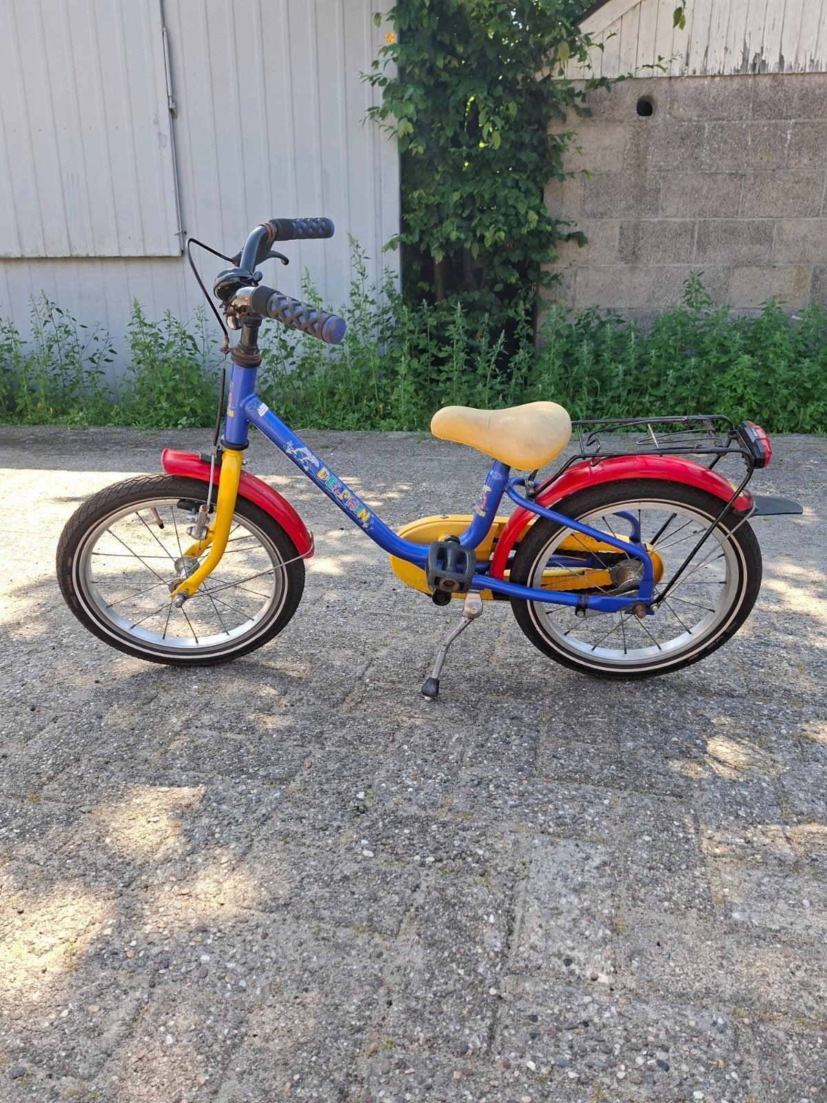 Kinder fiets 16 inch, Ophalen, Gebruikt, 16 tot 20 inch