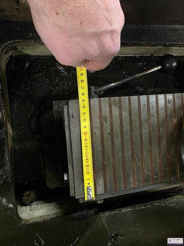 Komslijpmachine zwenkslijper magneettafel messen ringen, Doe-het-zelf en Verbouw, Ophalen, Gebruikt, 1000 watt of meer, Overige typen