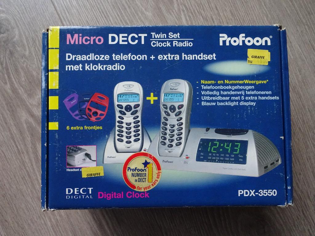 Dect telefoons, Ophalen of Verzenden, Nieuw, 2 handsets