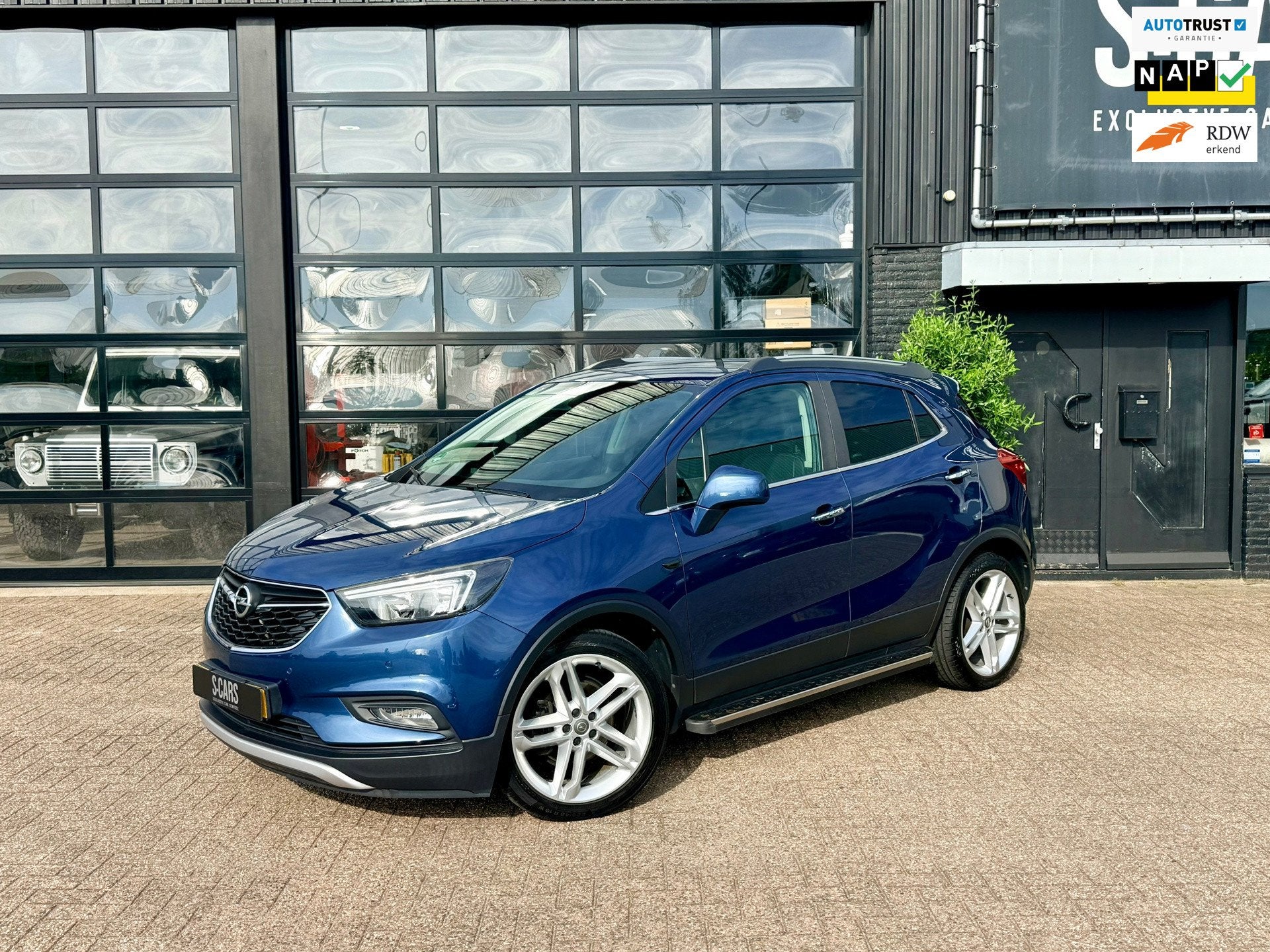 Opel Mokka X 1.4 Turbo Innovation Stoel/Stuurverwarming|BOSE, Auto's, Voorwielaandrijving, Gebruikt, Blauw, Handgeschakeld
