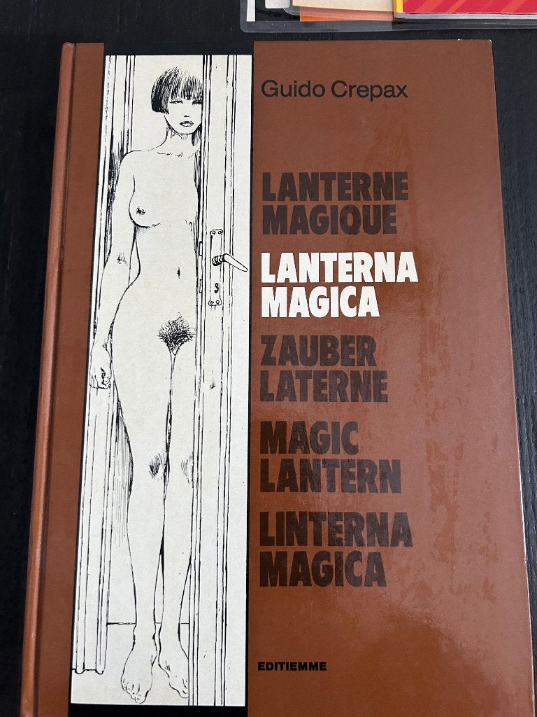 Stripboek hardcover lanterna magica van Guido Crepax, Boeken, Eén stripboek, Ophalen of Verzenden, Gelezen
