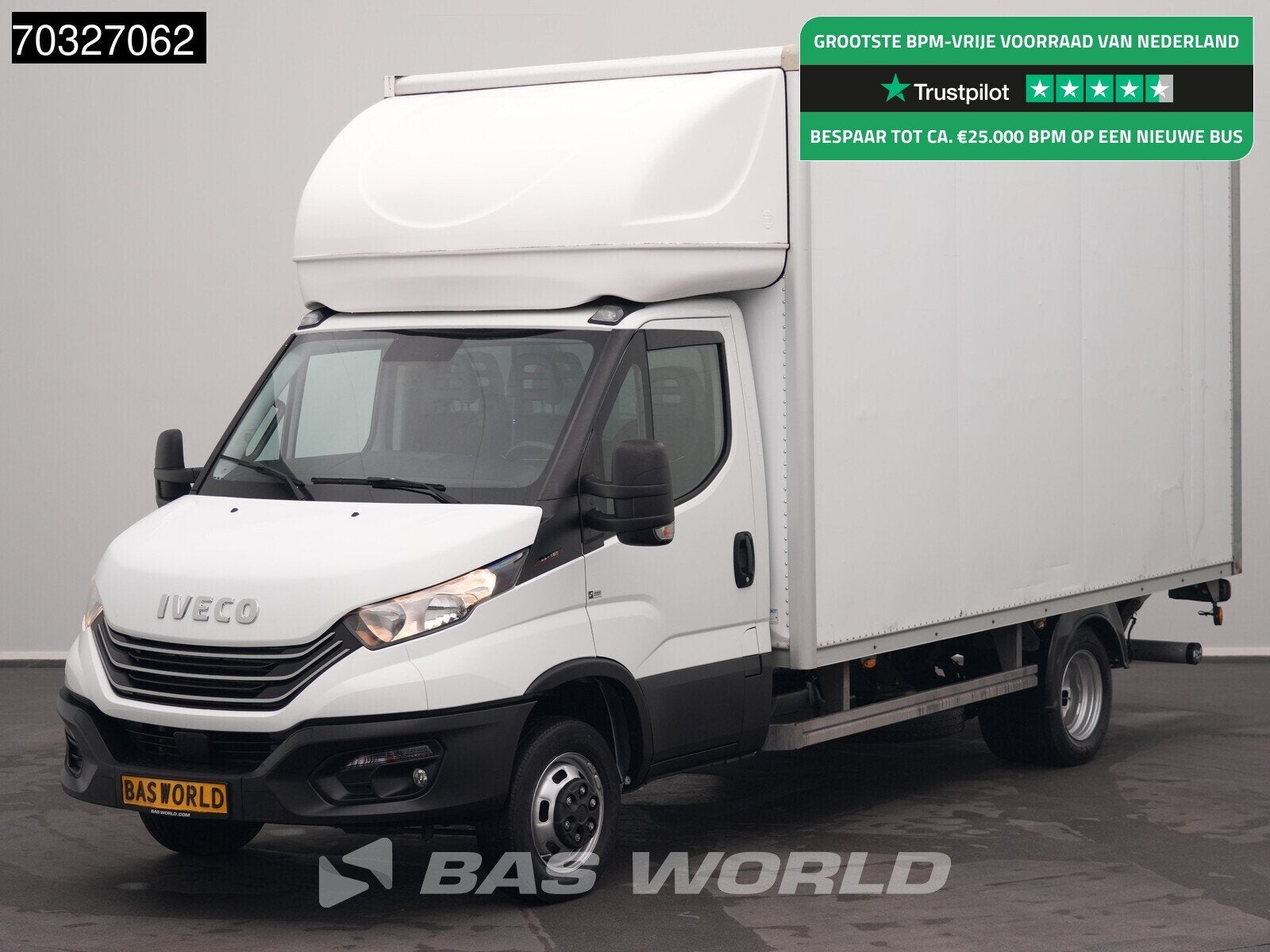 Iveco Daily 35C16 3.0L Laadklep Zijdeur Dubbellucht Bakwagen, Auto's, Stof, Euro 6, Iveco, 160 pk