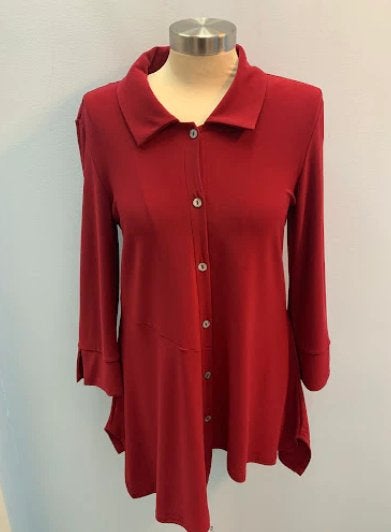 Joseph Ribkoff elegant chique rode blouse mt 36, ., Joseph Ribkoff, Nieuw, Ophalen of Verzenden