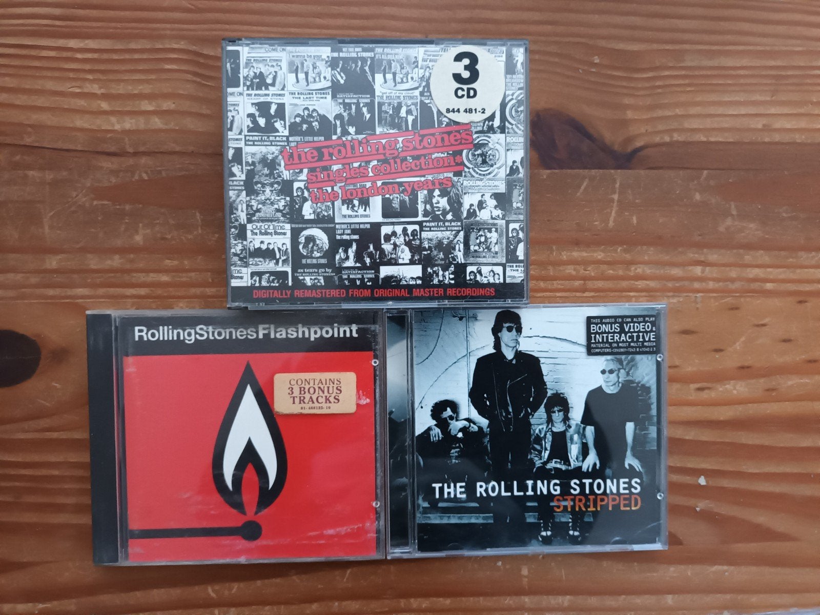 The Rolling Stones CD Collectie:Singles,Flashpoint, Strippe, Gebruikt, Ophalen of Verzenden, Met bonustracks, Classic Rock