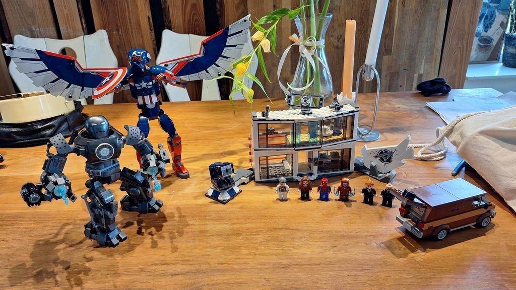 Verschillende lego marvel sets 76296, 76190, 76192 en, Ophalen of Verzenden, Gebruikt, Overige merken
