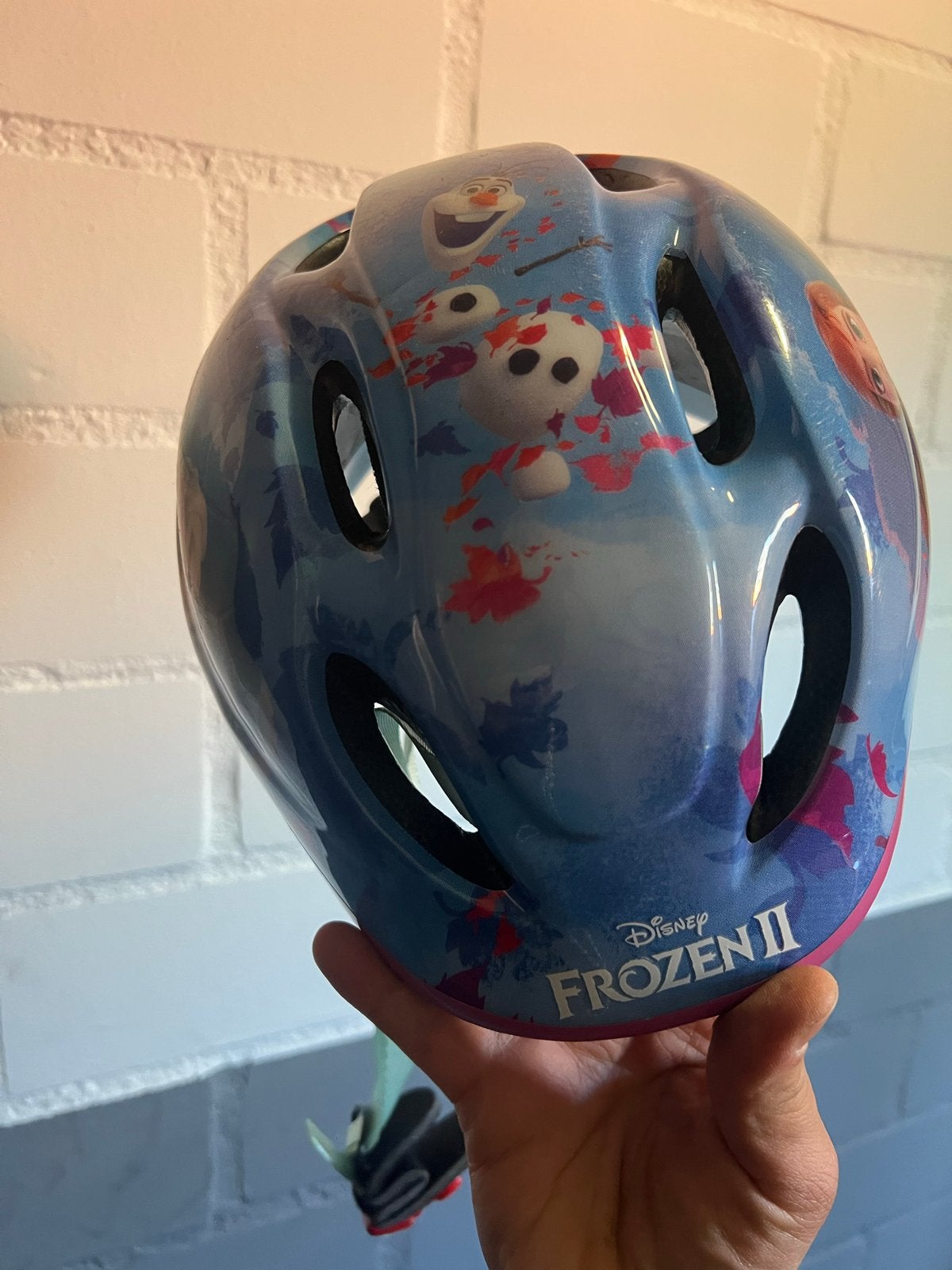 Frozen Fietshelm voor Kinderen - Disney Frozen II, Ophalen of Verzenden, Gebruikt, Overige maten, Meisje
