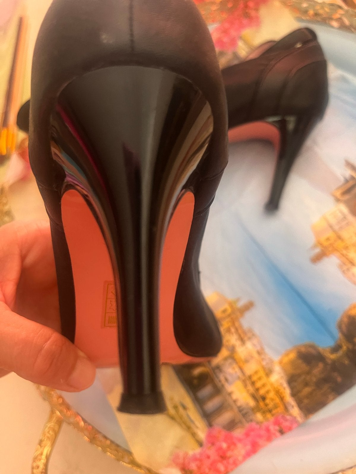 Fantastische Pin-up / Burlesque Hakken Maat 39, Ophalen of Verzenden, Gedragen, Zwart, Schoenen met hoge hakken