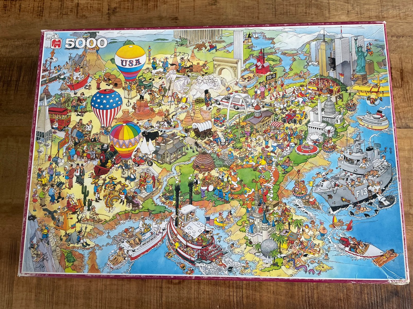 Van Haasteren puzzel 5000 stukjes, Ophalen, Meer dan 1500 stukjes, Gebruikt