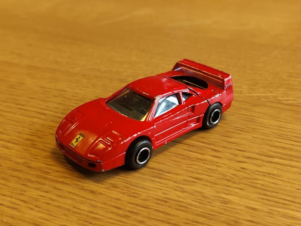 Majorette Ferrari F40 ROOD, Ophalen of Verzenden, Zo goed als nieuw, Auto