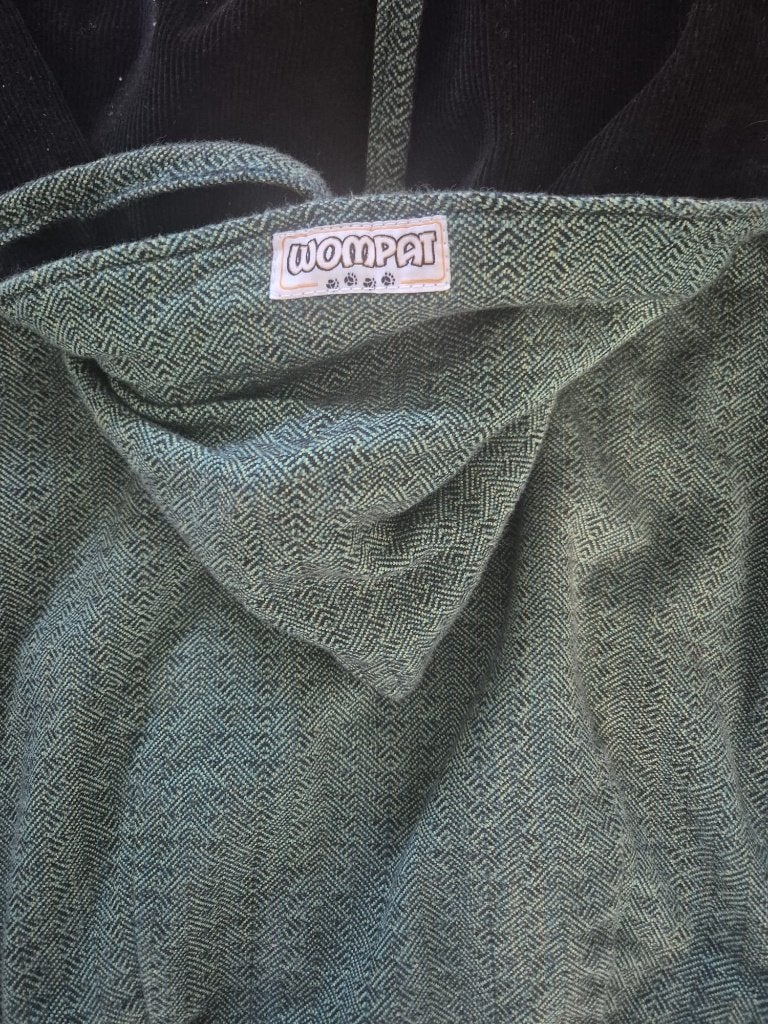 Wompat peuterdraagzak groen, Zo goed als nieuw, Rug, Draagzak, Ophalen
