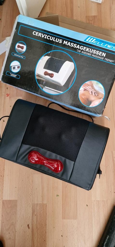 Wellness Cerviculus Massagekussen met Infrarood, Sport en Fitness, Massageproducten, Ophalen of Verzenden, Zo goed als nieuw, Massagestoel of Kussen