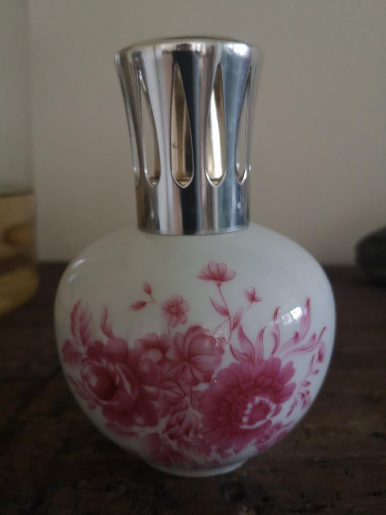 Oude fles Lampe Berger, Ophalen of Verzenden, Overige kleuren, Aardewerk of Porselein, Minder dan 50 cm