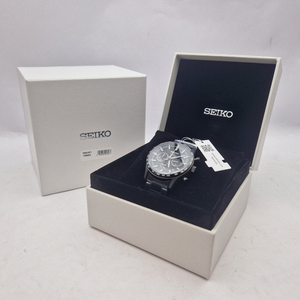 Seiko SSB415P1 Heren Horloge NIEUW Nu €329.99, Seiko, Staal, Polshorloge, 1960 of later