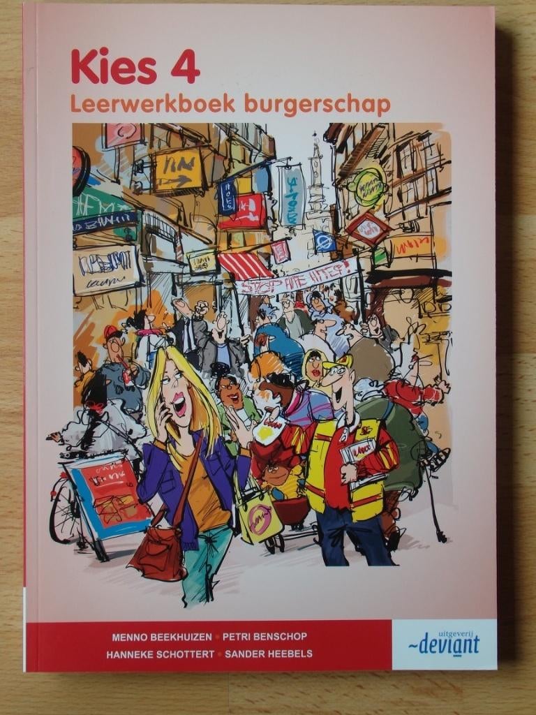 Kies 4 Leerwerkboek burgerschap, Ophalen, Uitgeverij Deviant, Nieuw, MBO