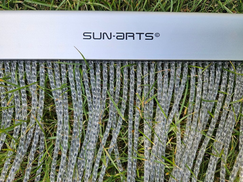 Sun-arts vliegengordijn, Ophalen, Kunststof, Gebruikt, 80 tot 100 cm