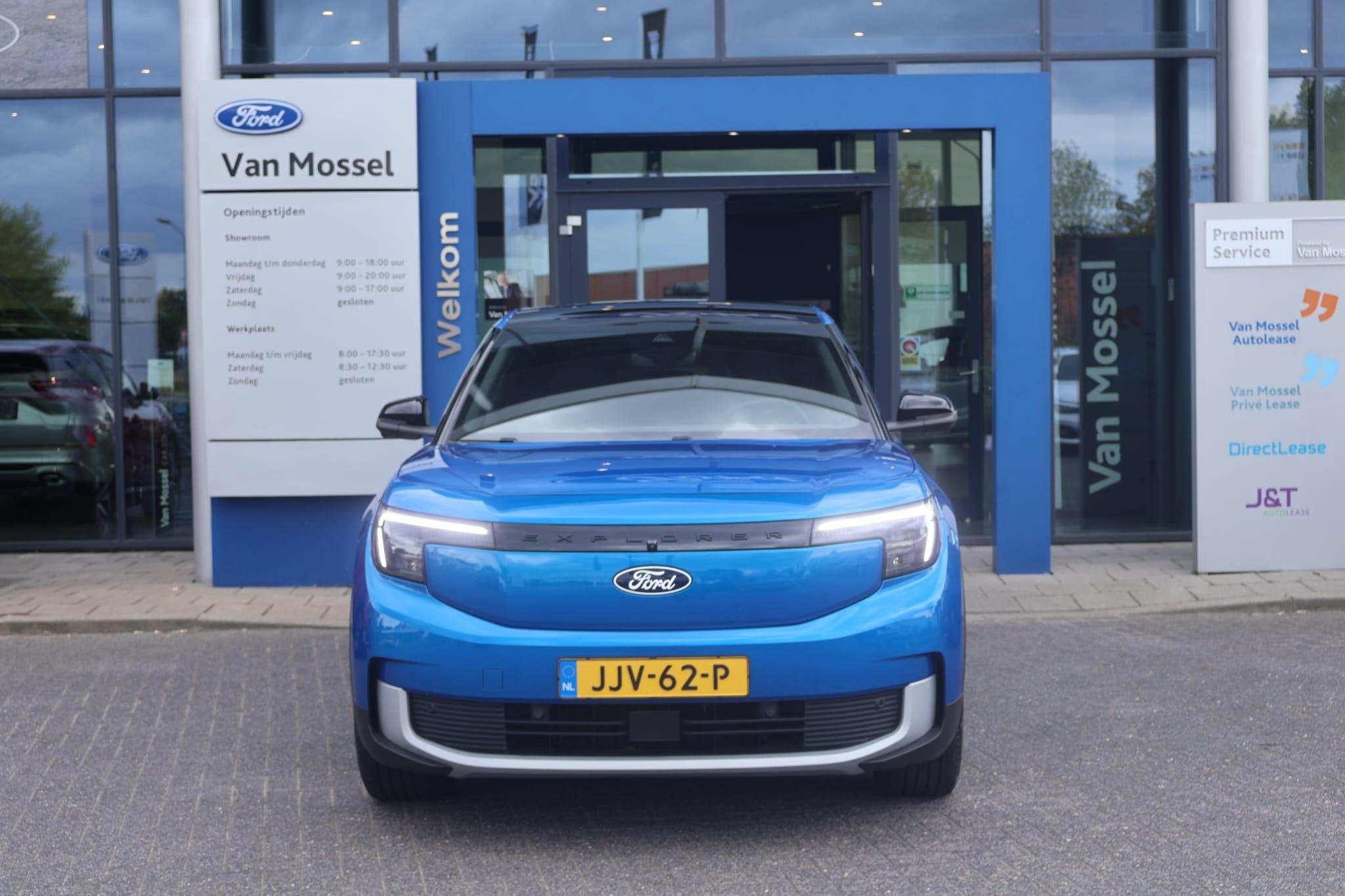 Ford Explorer Premium Extended Range RWD 77 kWh | Panorama |, Auto's, Ford, Automaat, Achterwielaandrijving, Gebruikt, Blauw