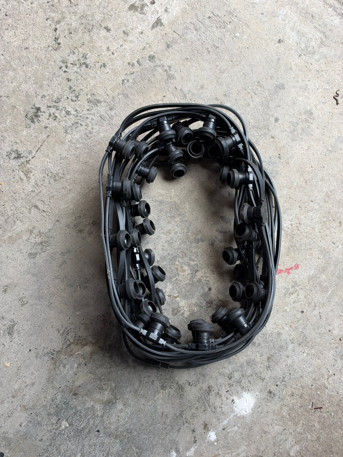 Prikkabel 25 meter, met fittingen om de 50 cm, Overige materialen, Minder dan 50 watt, Overige typen, Ophalen of Verzenden