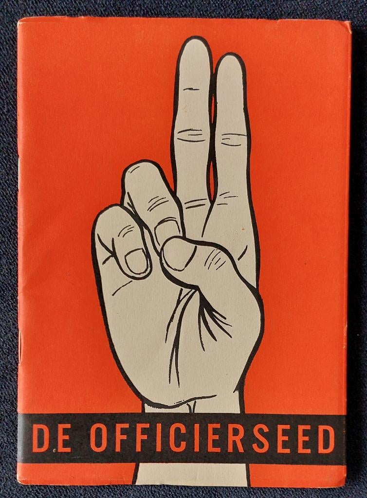 De Officierseed 1957, Mekkes, Ophalen of Verzenden, Zo goed als nieuw, Algemeen