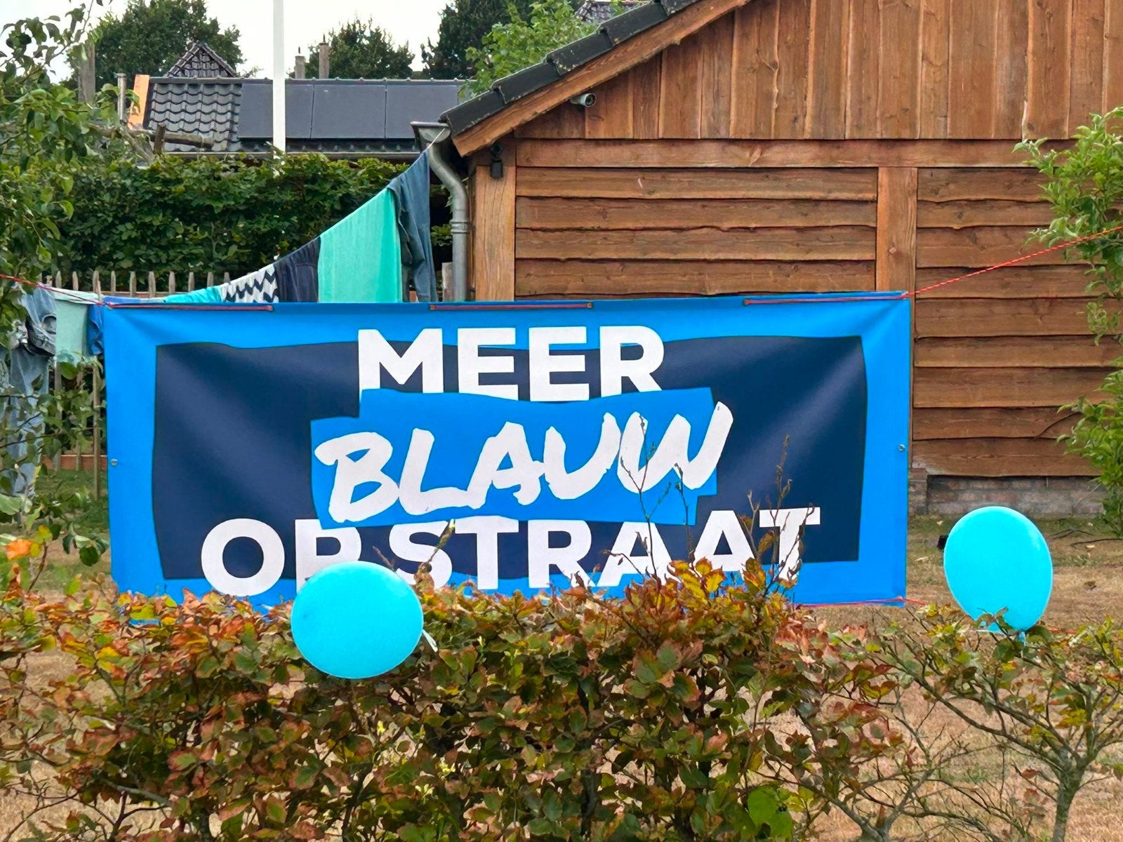straatversiering Thema Meer Blauw op Straat, Ophalen, Zo goed als nieuw, Versiering