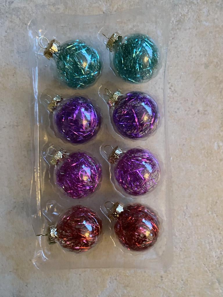 kleine Kerstballen, rolletje plak-raamfolie, lange lucifers, Diversen, Kerst, Ophalen of Verzenden, Zo goed als nieuw