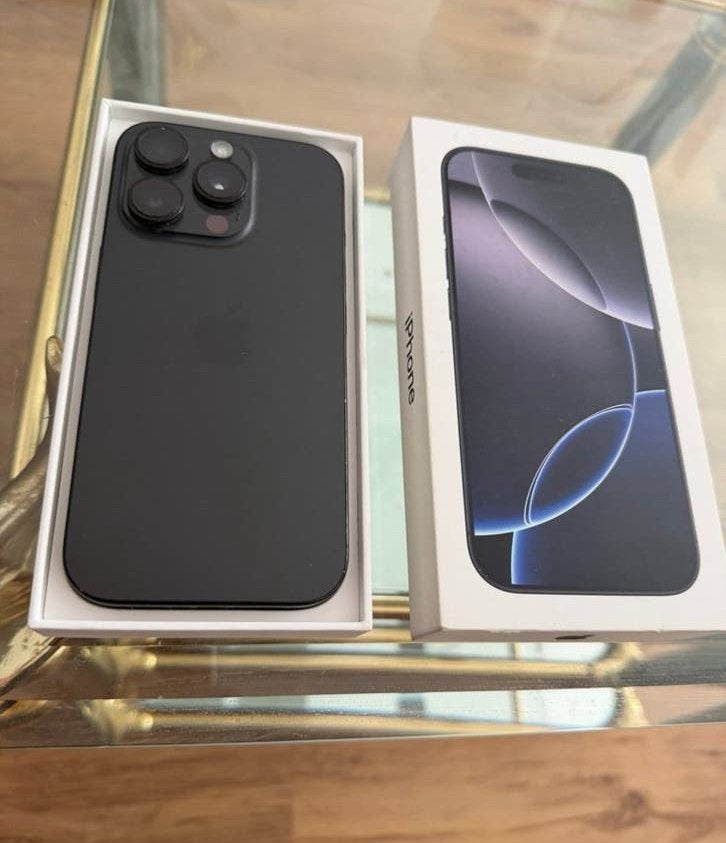 Iphone 16 pro 256gb black, Telecommunicatie, 89 %, Zwart, Ophalen of Verzenden, Zo goed als nieuw