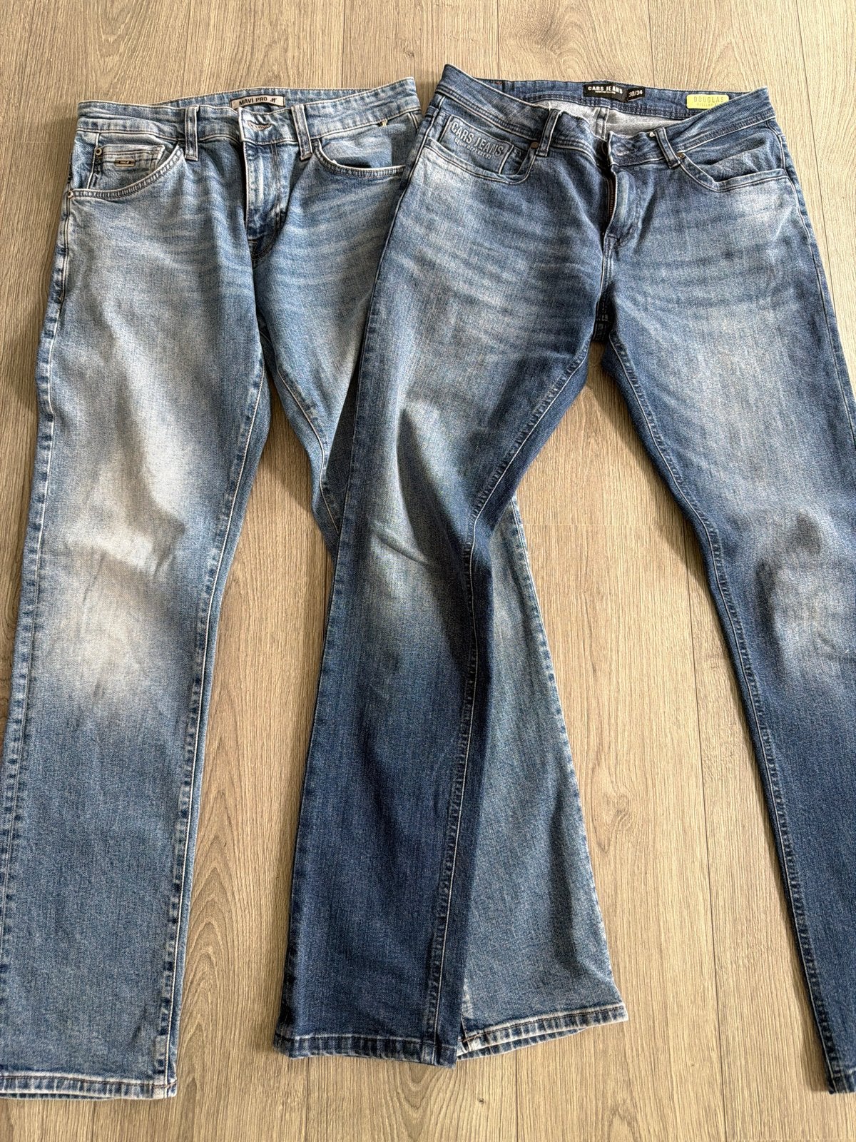 Mavi Jeans 30/32 en Cars Jeans 30/34 - Zo goed als nieuw, Ophalen of Verzenden, Zo goed als nieuw, Blauw, W32 (confectie 46) of kleiner