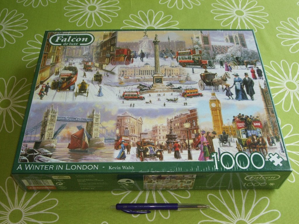 Nieuw in seal: A Winter in London puzzel - 1000 stukjes, Ophalen of Verzenden, 500 t/m 1500 stukjes, Nieuw, Legpuzzel