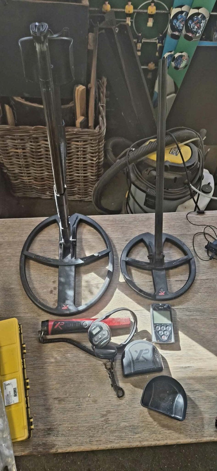 XP Deus 1 complete set - V5.2 met 2 schijven en pinpointer, Ophalen, Discriminatie metaaldetectie, Gebruikt, Meer dan 30 cm
