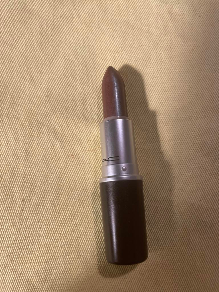 MAC 325 Spanish Fly Frost Lipstick, Gebruikt, Lippen, Bruin, Ophalen of Verzenden