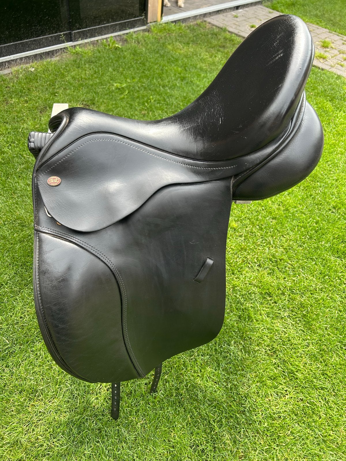 Kent en masters dressuurzadel 17,5 inch wisselbaar kopijzer, Ophalen of Verzenden, Zo goed als nieuw, Dressuur
